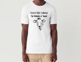 T-skjorte med trykk "Kua e'kje sakna..." (ordtak fra Nordnorge)